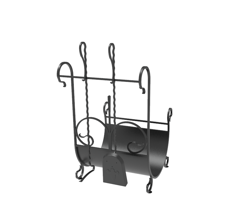 Каминный набор Сирий ГК880 (дровница, совок, кочерга)  (2)